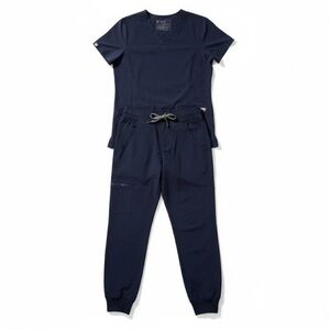 Figs Navy Women's Jogger Set